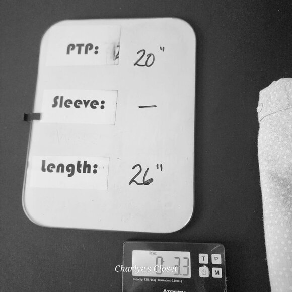 Levi's Vintage Womens 90s Sleeveless Polka Dot Cotton Button-Down Shirt M - Picture 12 of 12